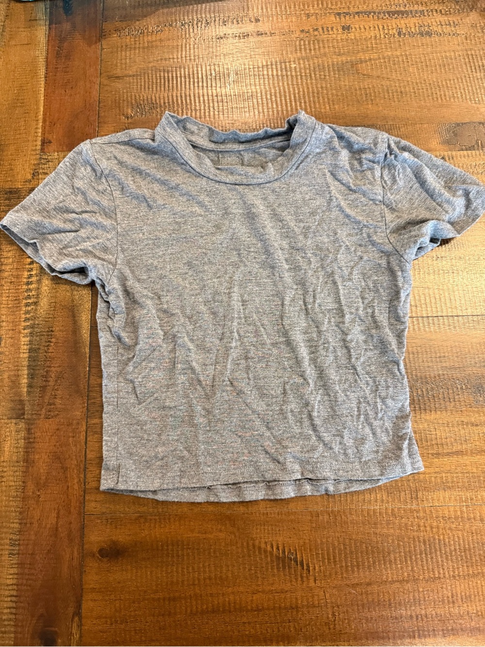 Five dancewear Classic Heather Gray Cropped Tee